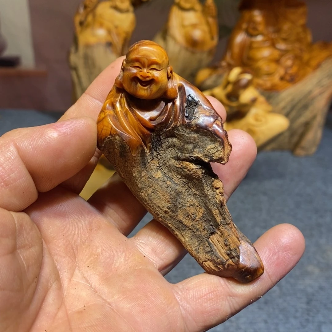 柏木（崖柏）木雕工艺品摆件家居手把件根雕