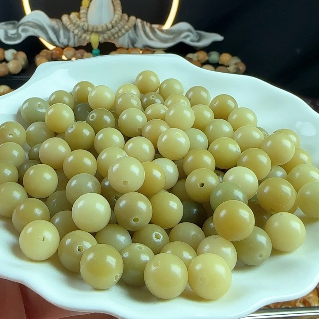 菩提根/象牙果手串卡11绿了芭蕉圆100卡牌➕100备珠