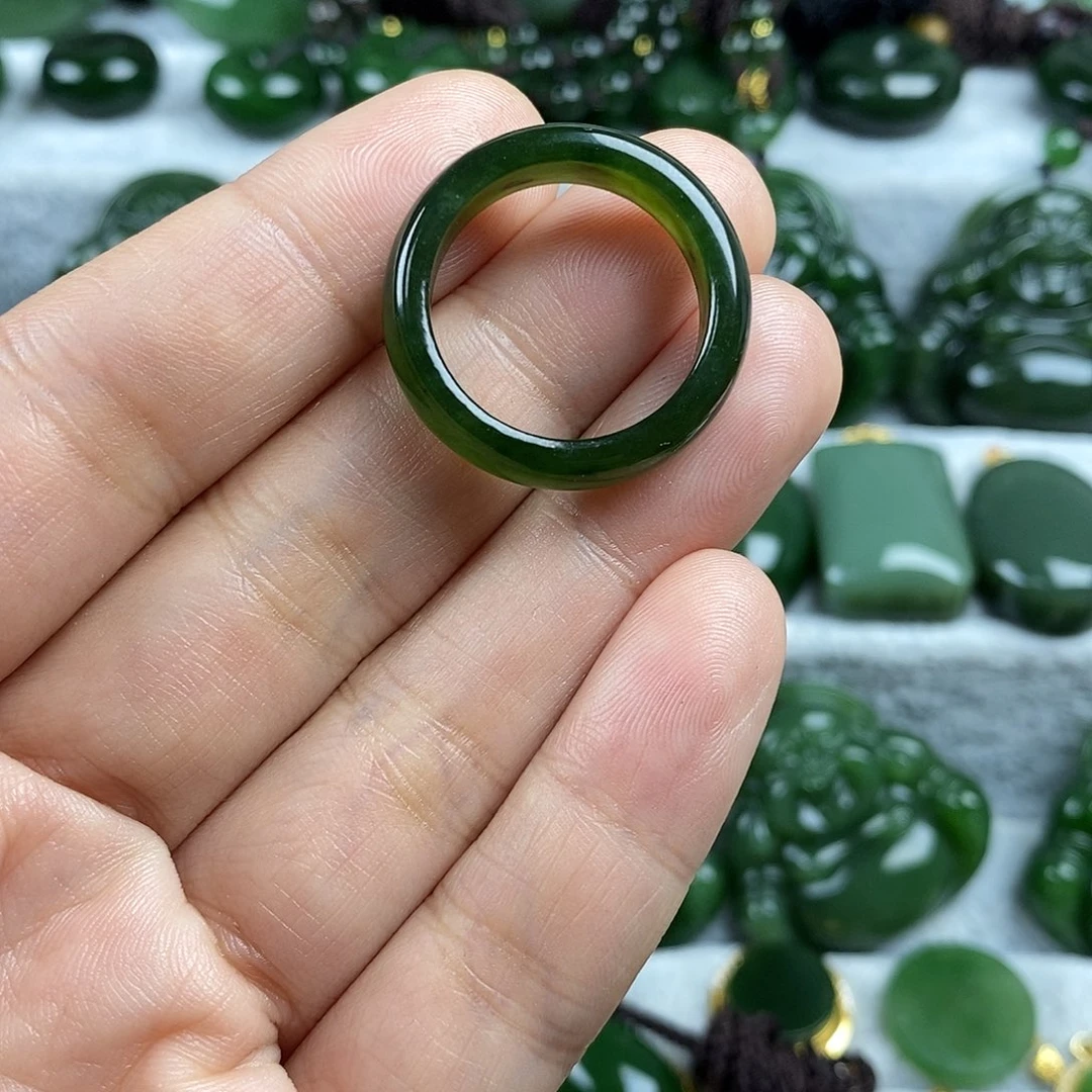 和田玉（碧玉）未镶嵌颈饰19mm