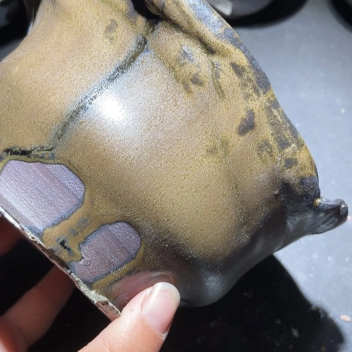 周***言茶盏607 建窑建盏微瑕