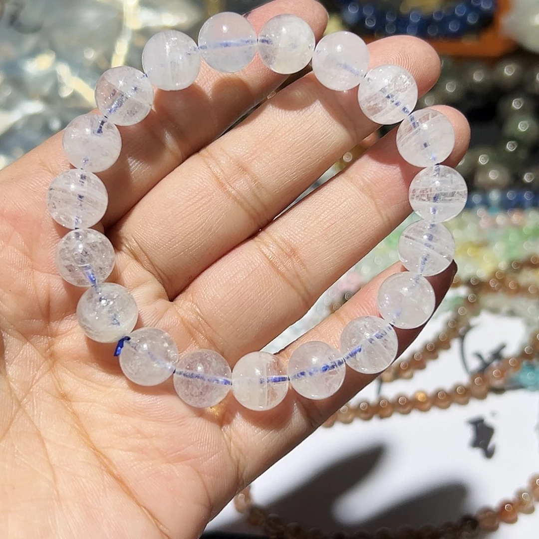 水晶手链未镶嵌千层白幽灵10毫米145号