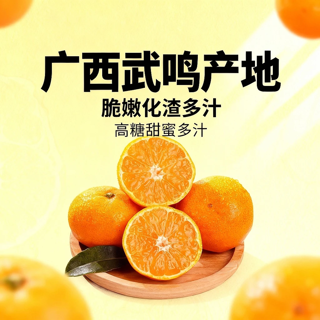 【坏果包赔】广西武鸣沃柑橙子新鲜水果柑橘蜜桔有籽