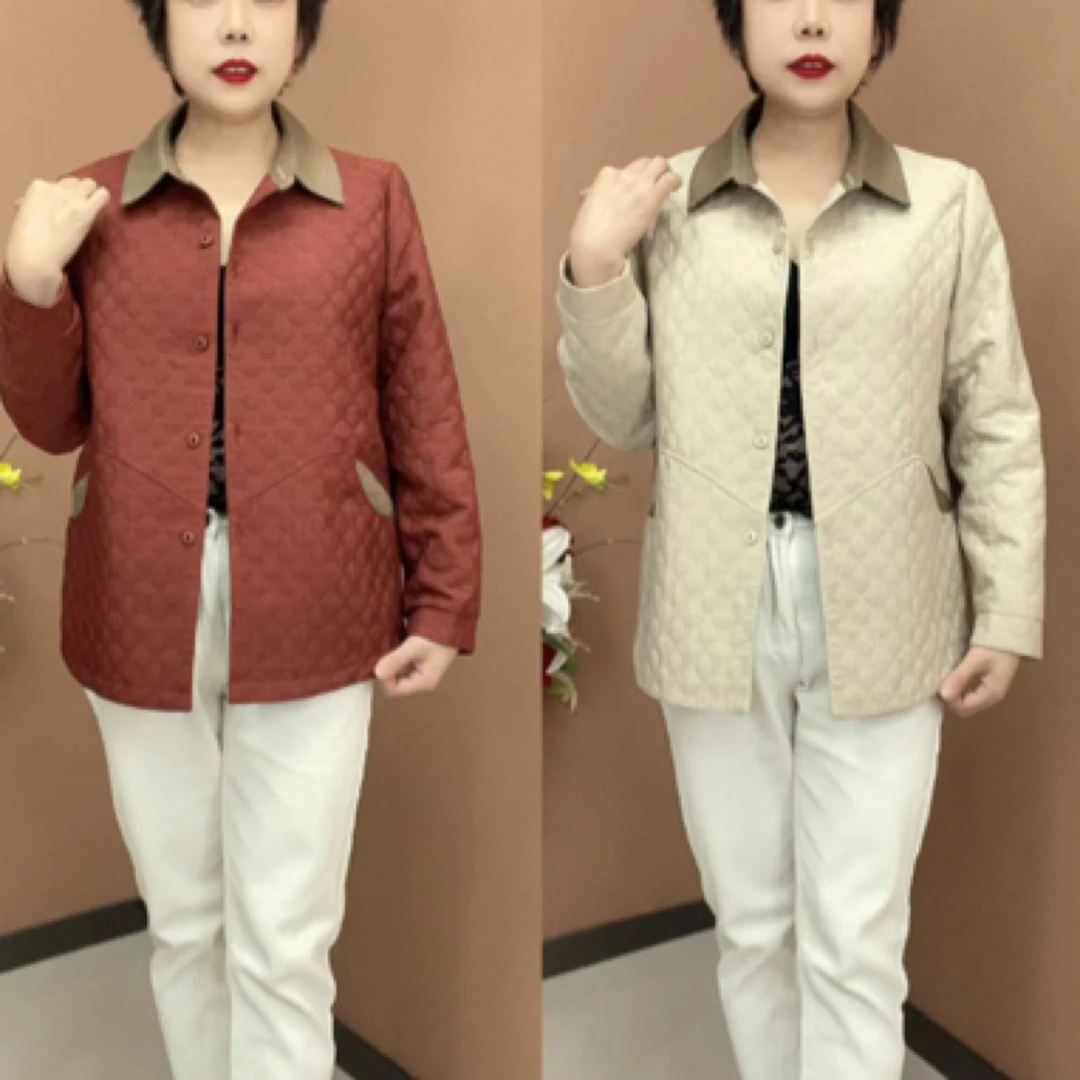 D1101新款方领短款外套