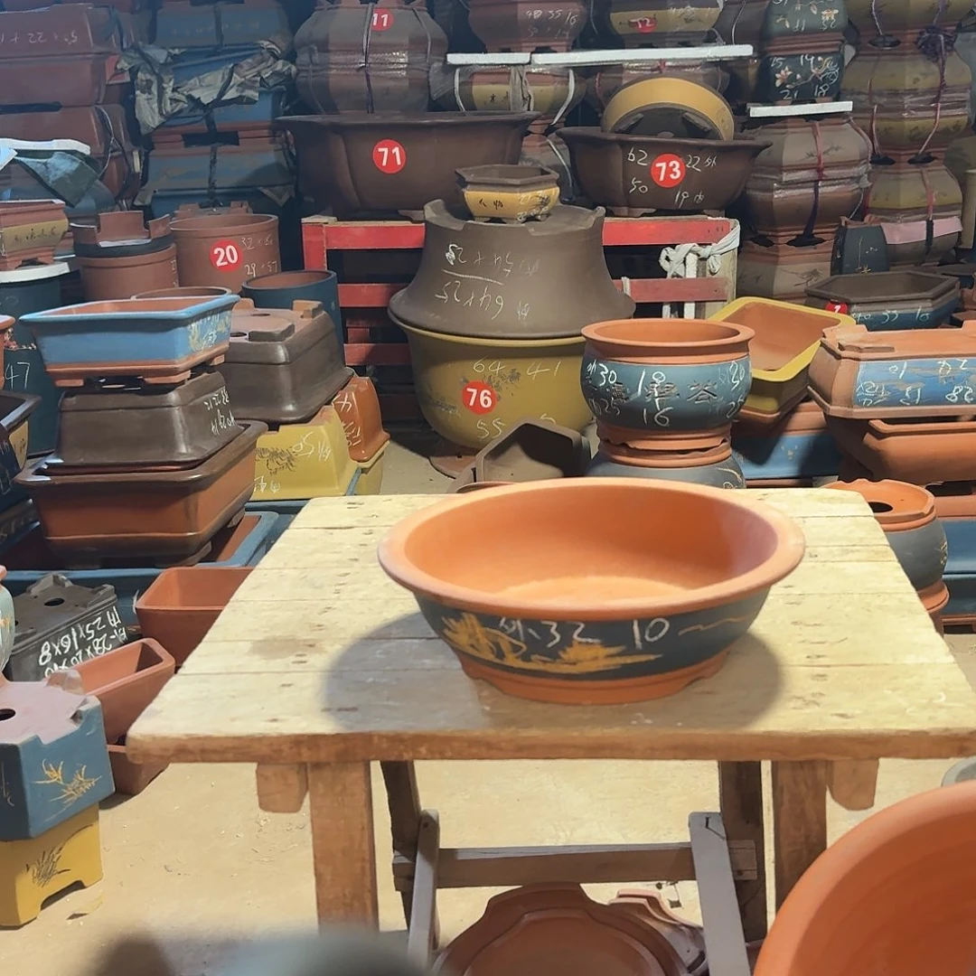 紫砂紫砂花盆大碗盆一个