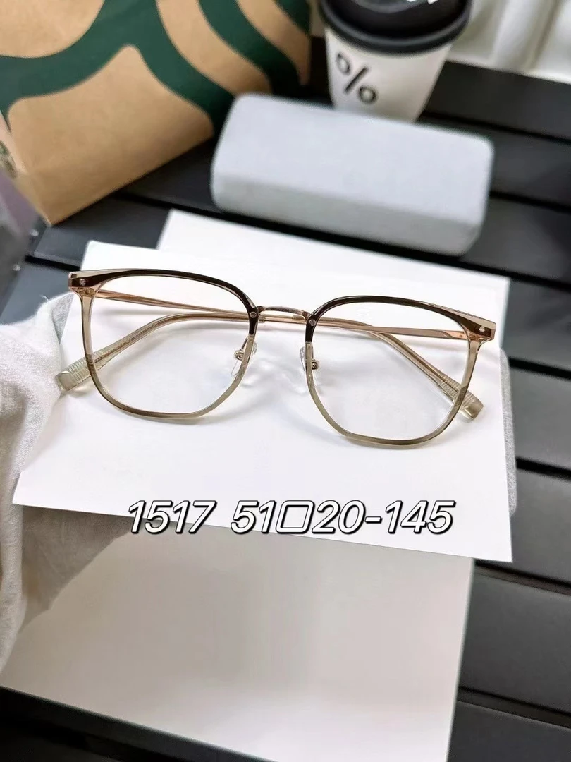 小黄车31号 1517金胶网红时尚百搭复古韩系方形框镜