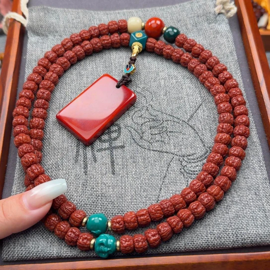 金刚菩提吊坠盘龙