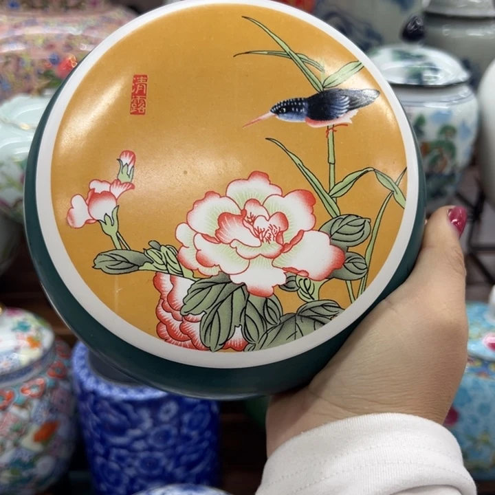 瓷片茶叶罐茶叶罐