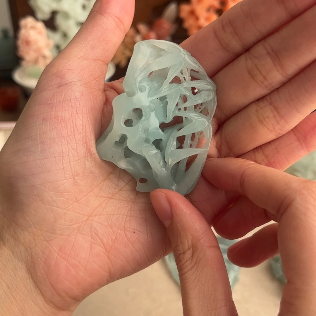 春***遥昌化石印石竹林1個