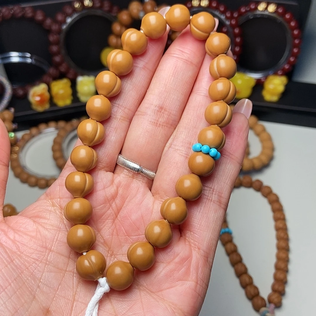 猴头核桃手串猴头柯基屁桃尺寸10左右