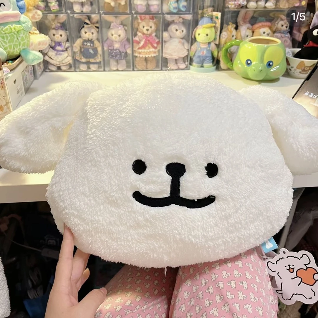 可爱线条小狗毛绒玩偶抱枕枕头床头陪睡娃娃女礼物毕业送闺蜜LW