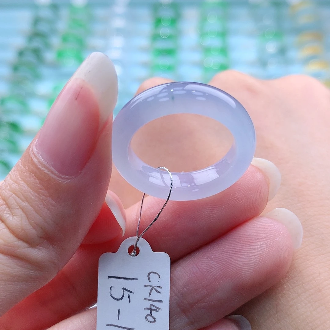 翡翠戒指未镶嵌缅甸翡翠A货