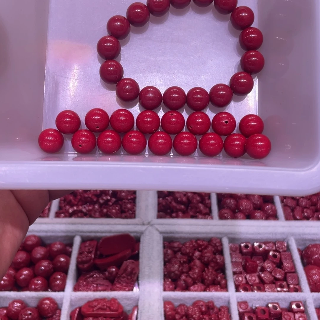 天然辰砂红晶砂12一条