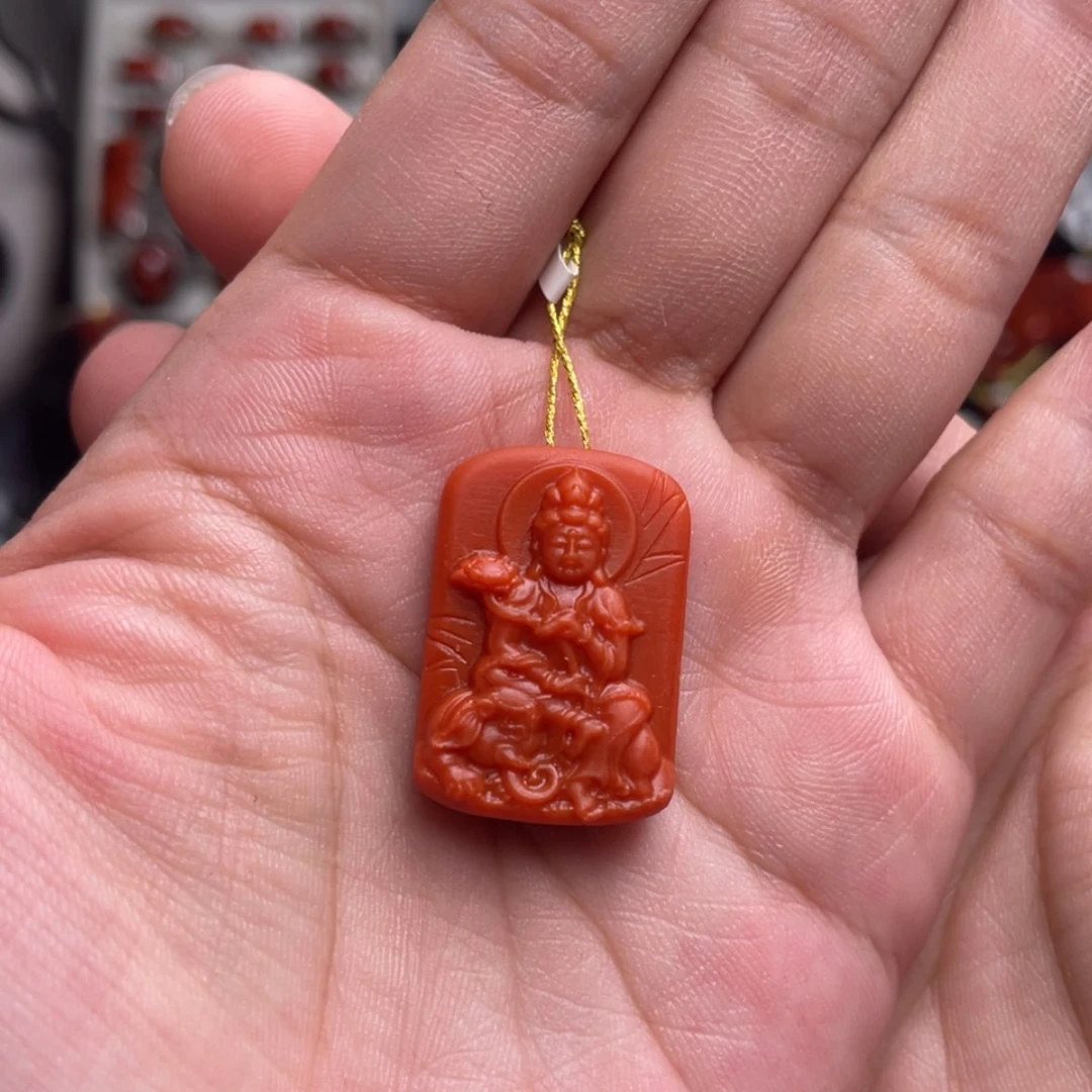 【闪购商品】未镶嵌普贤南红玛瑙
