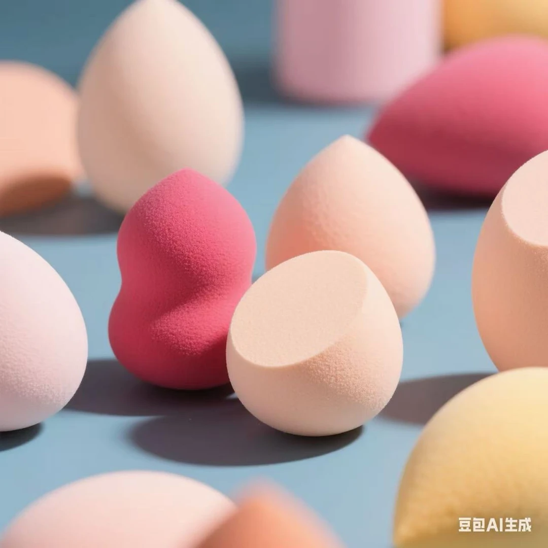 超软不吃粉美妆蛋彩妆化妆海绵葫芦斜切粉扑气垫干湿两用3圆头