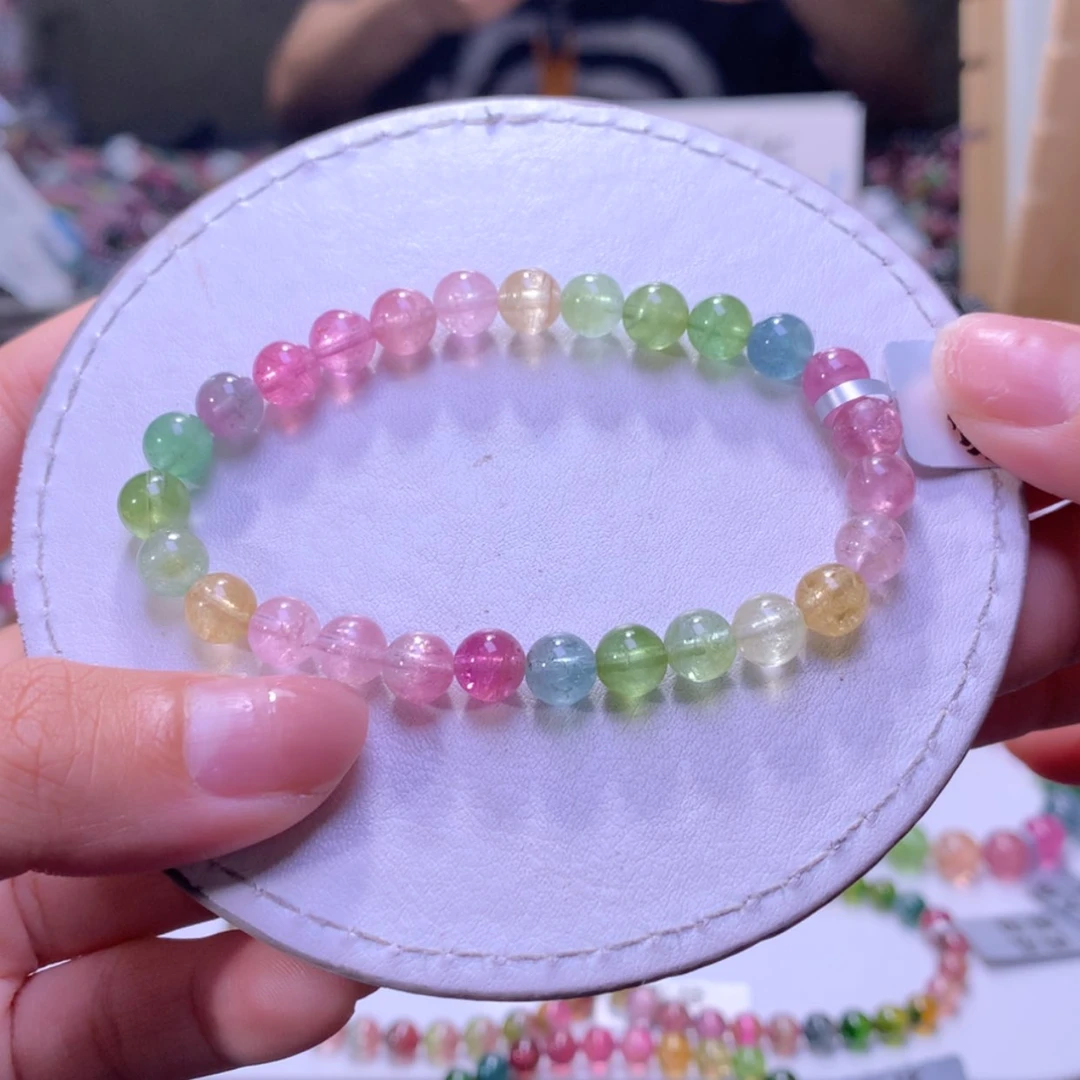 【闪购商品】未镶嵌手链碧玺7mm左右