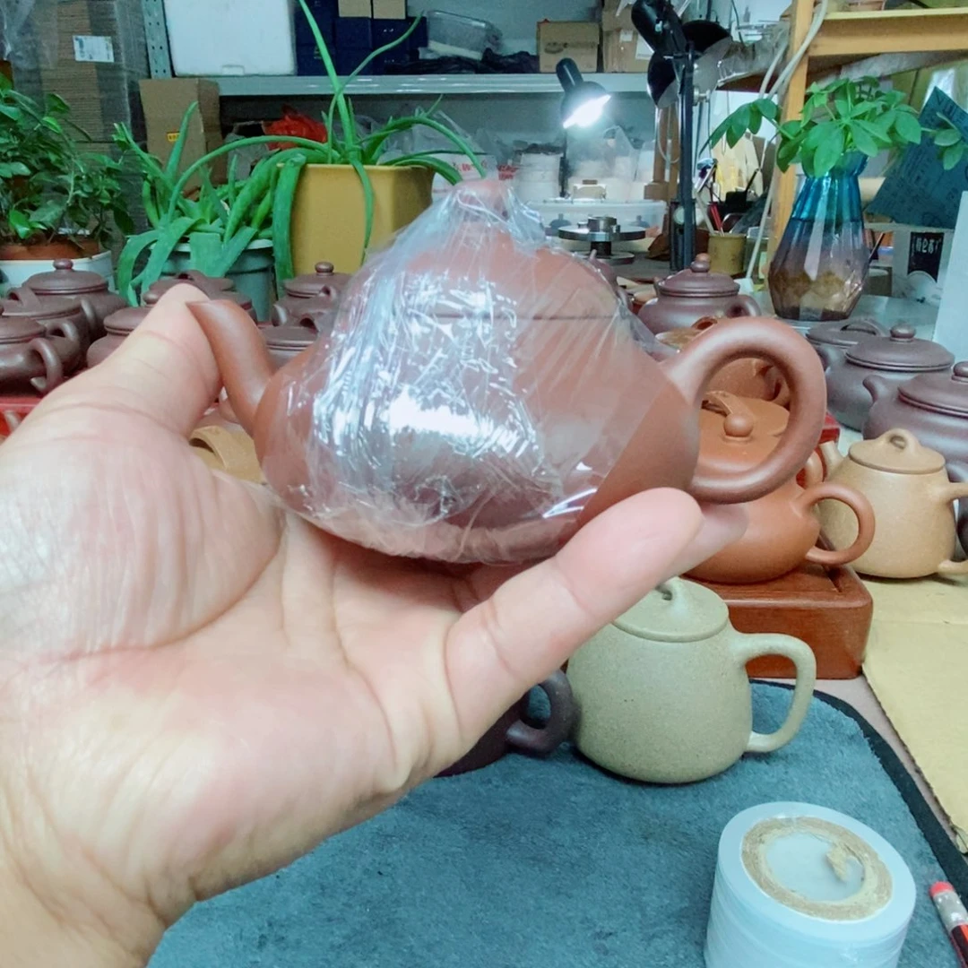 紫砂茶壶-*Y底漕青零添加梨壶120 cc