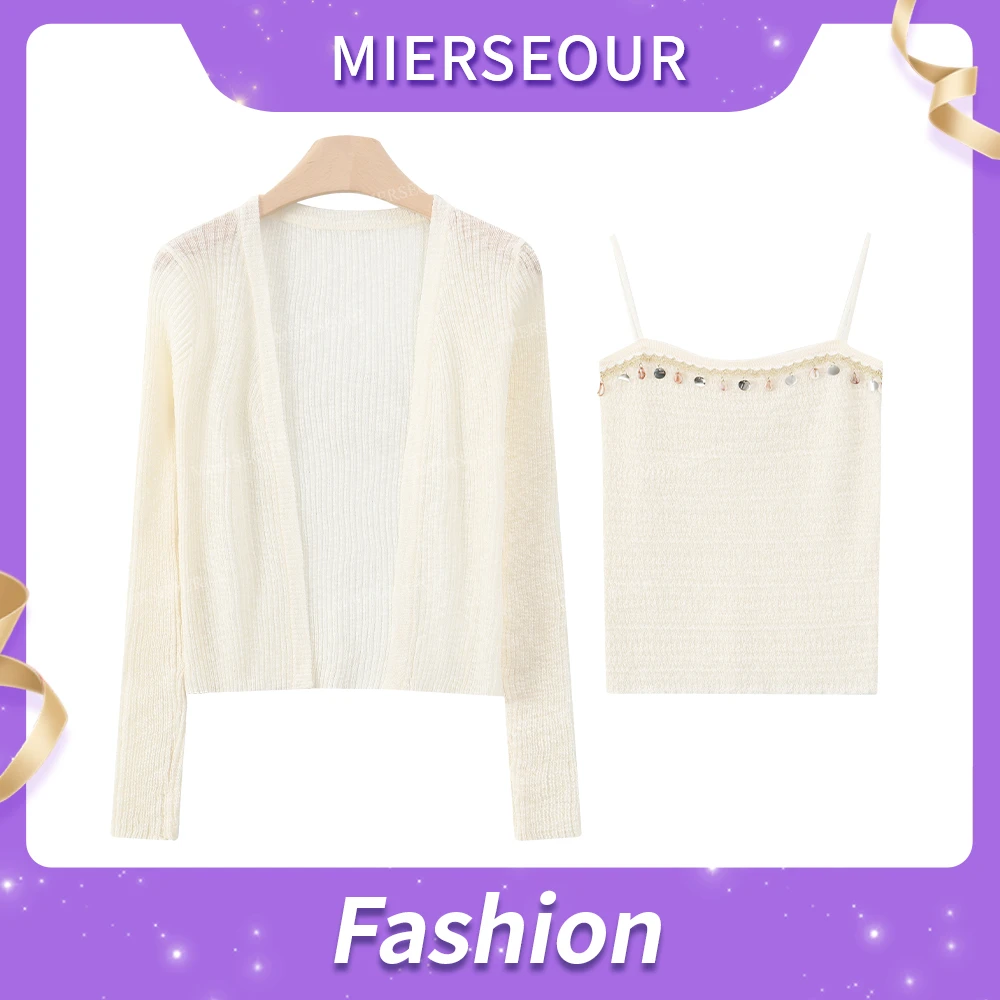 【少女特调】简约系时尚吊带显瘦上衣两件套2903