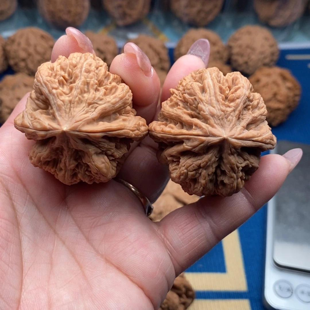 文玩核桃把件粗筋42