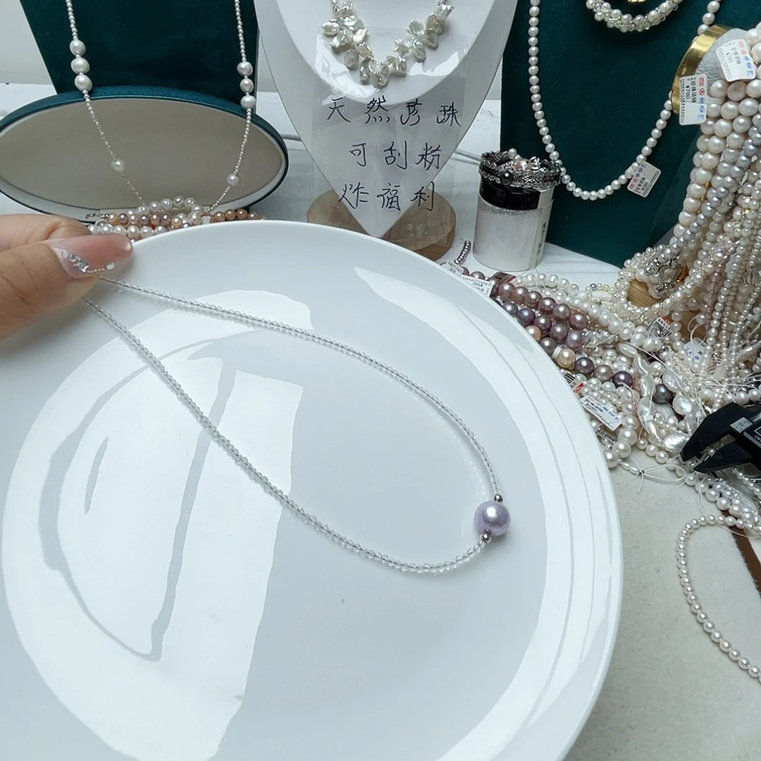 颈饰未镶嵌淡水珍珠