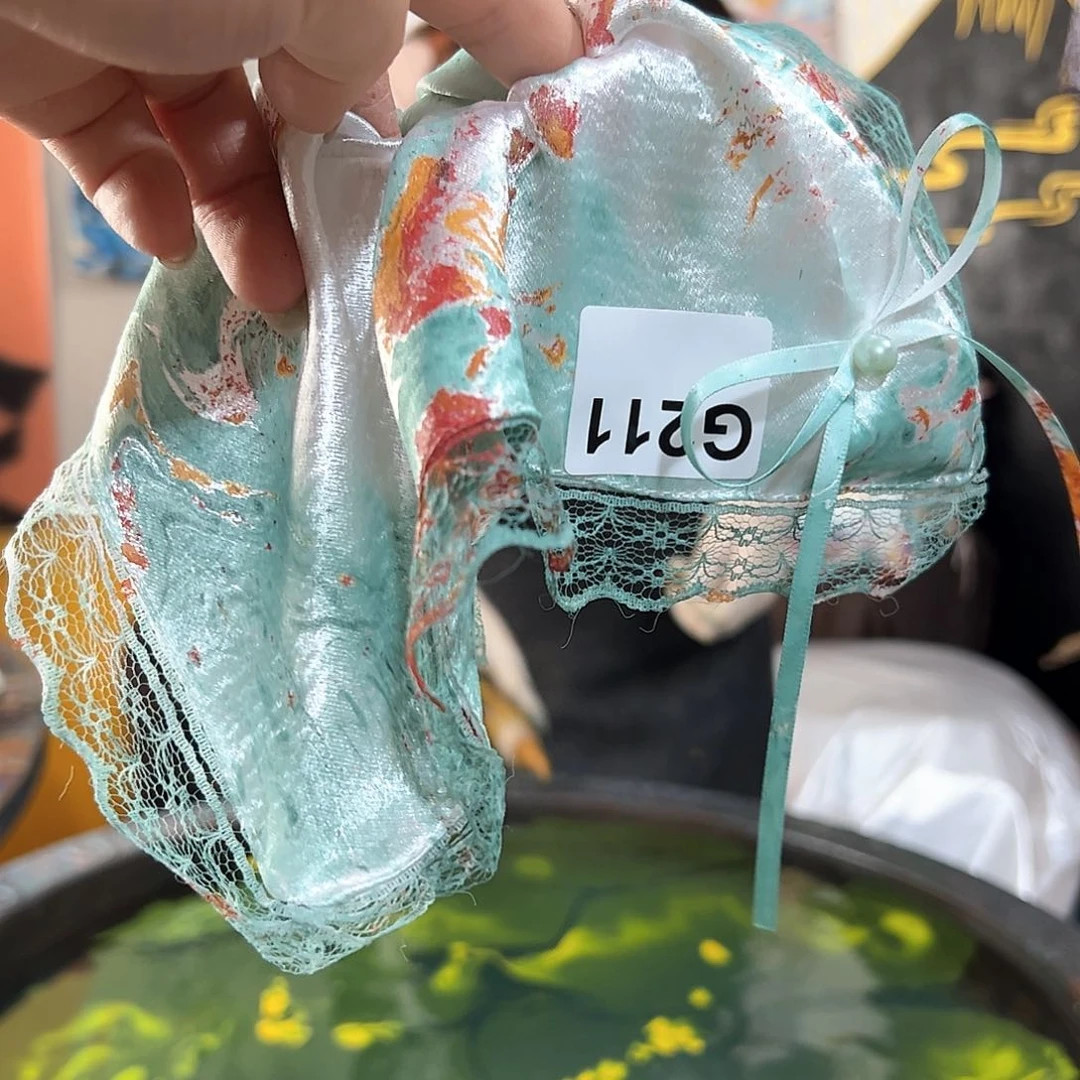 焰*211蕾丝方巾发圈