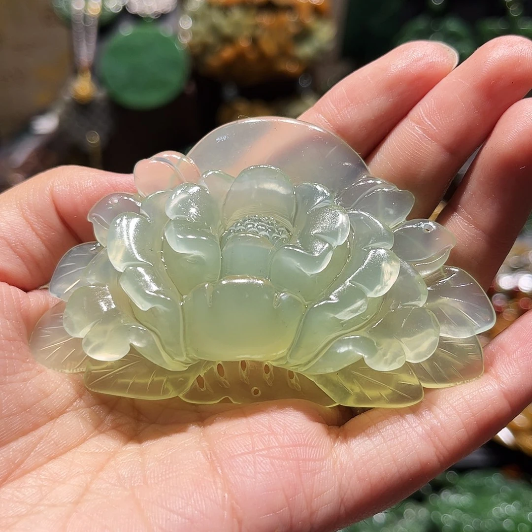 未镶嵌岫玉毛衣链
