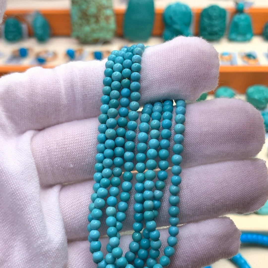 未镶嵌绿松石小米链