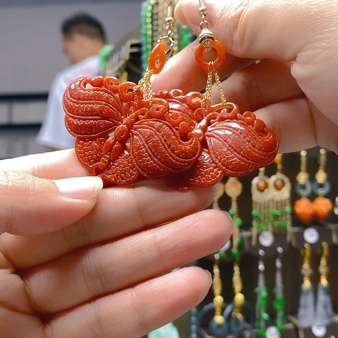未镶嵌翡翠耳饰翡翠