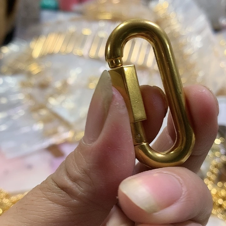 皮革驴家椭圆形弹簧扣10个