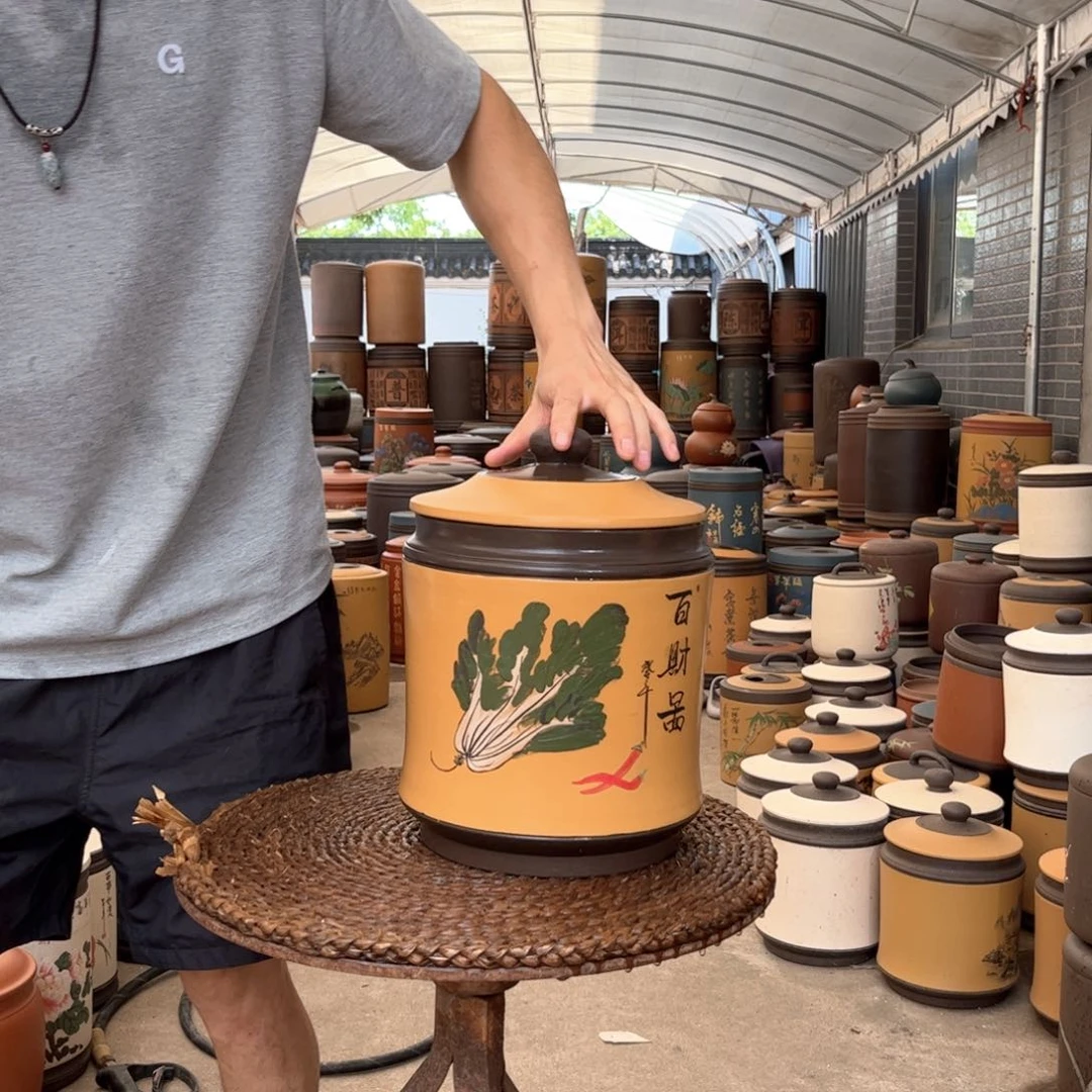 紫砂茶叶罐8 饼茶叶罐