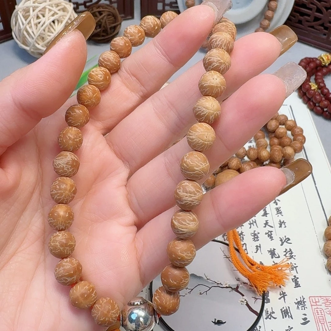 凤眼菩提手串尔*国产酸枣核