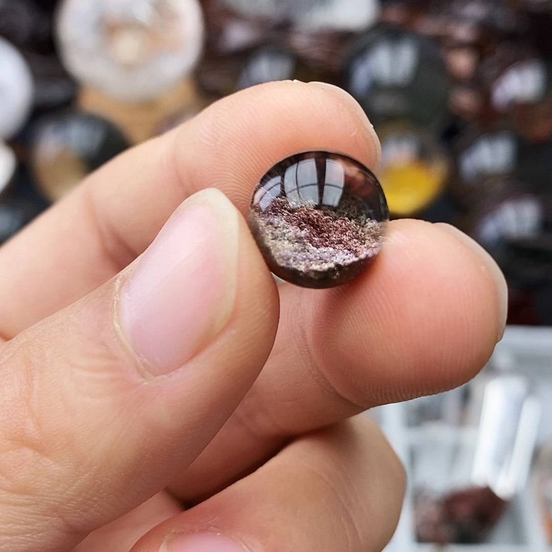 未镶嵌珠宝半成品水晶谦**子