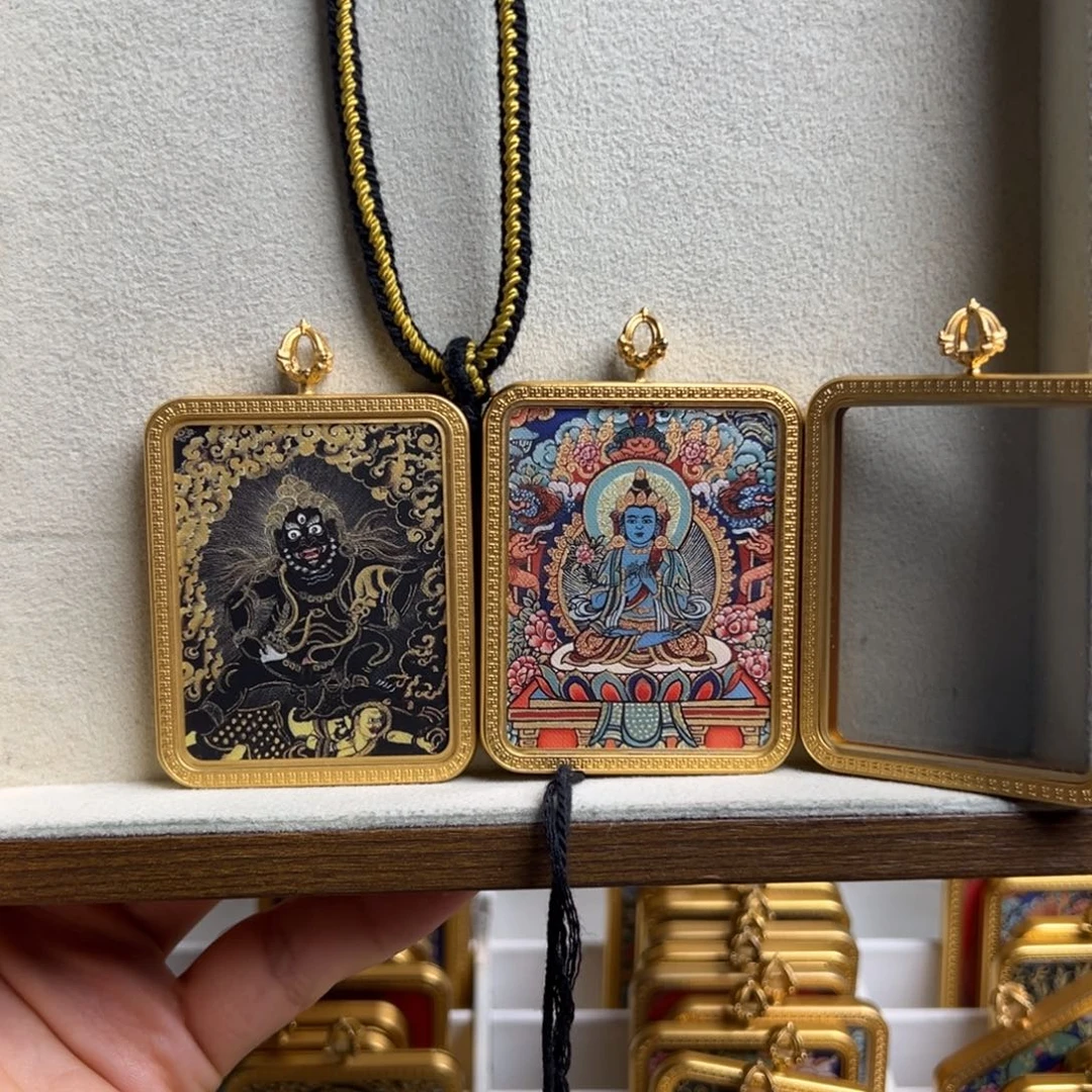 ****ℯ吊坠 双面定制 黑老 大势至