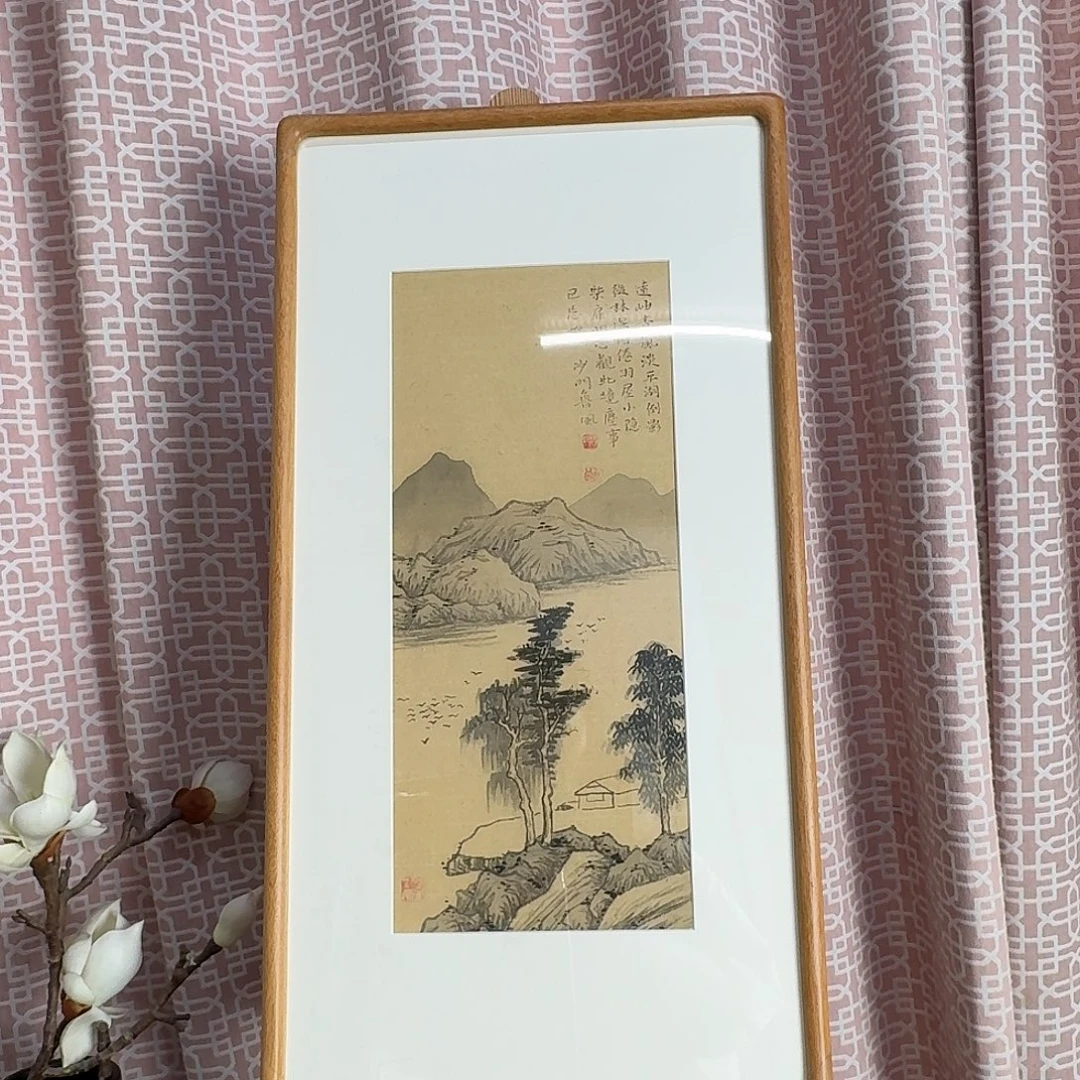 版画真人手绘作品