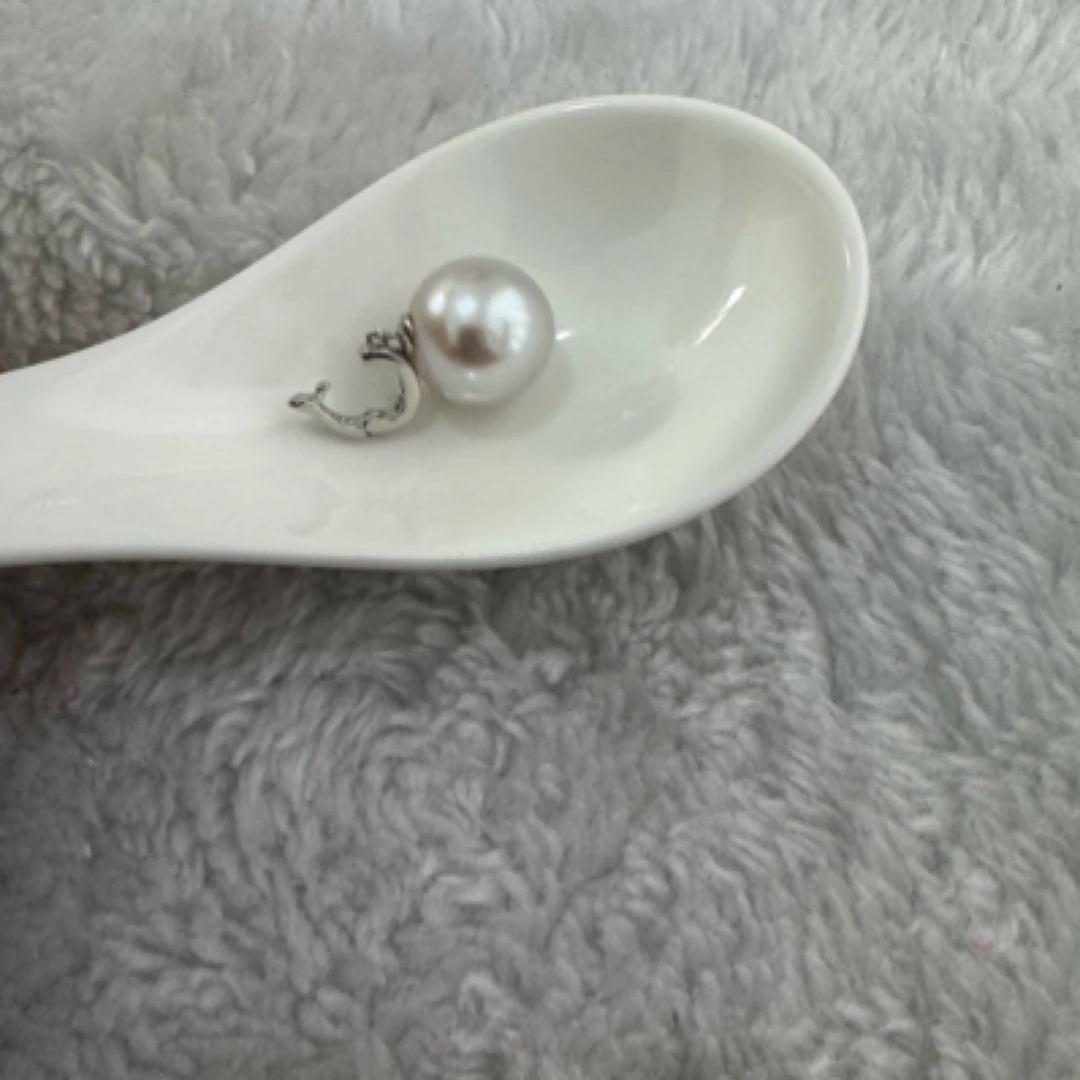 13-14毫米珍珠吊坠正圆极光项链