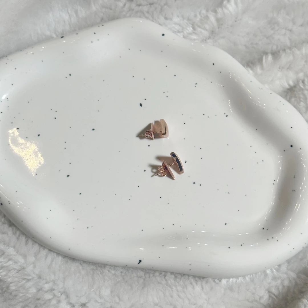 铜合金耳饰 耳钉5514法式小众