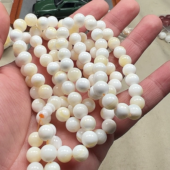白玉菩提吊坠白色337