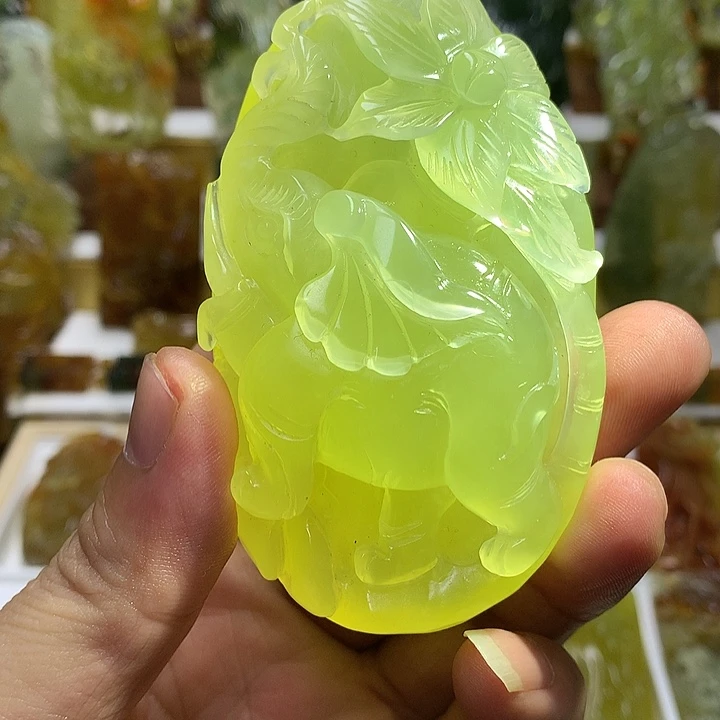 蛇纹石玉未镶嵌珠宝半成品