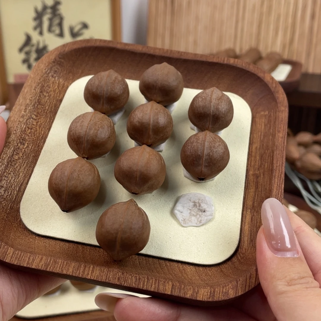 珊***海橄榄核手串/手链21 26梅林铁核