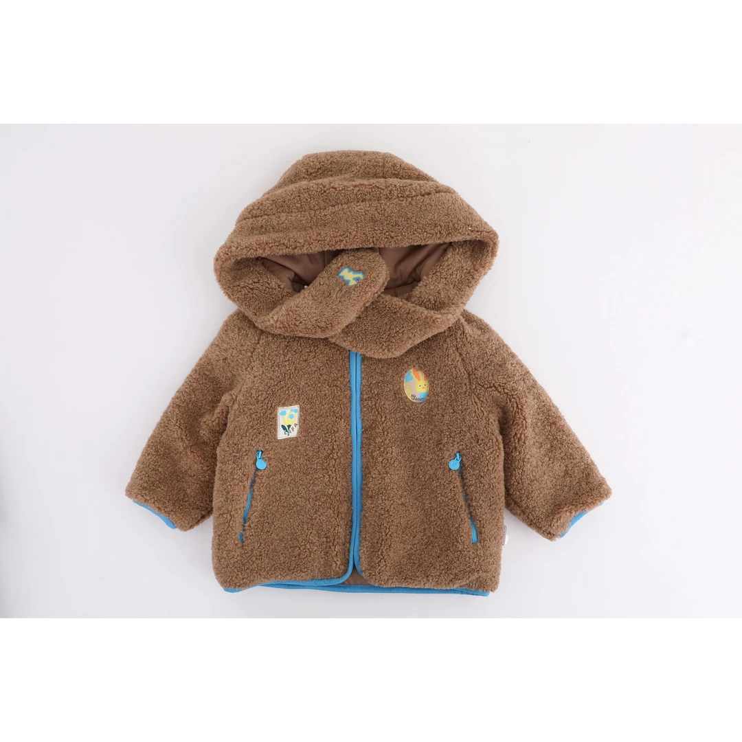 儿童针织三层夹棉外套9242607