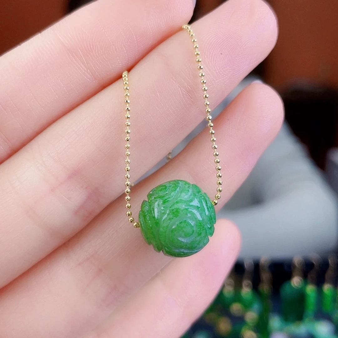 翡翠未镶嵌耳饰饰品