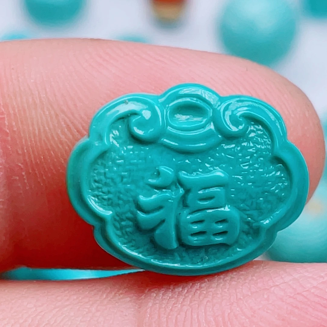 绿松石未镶嵌吊坠(不含链)