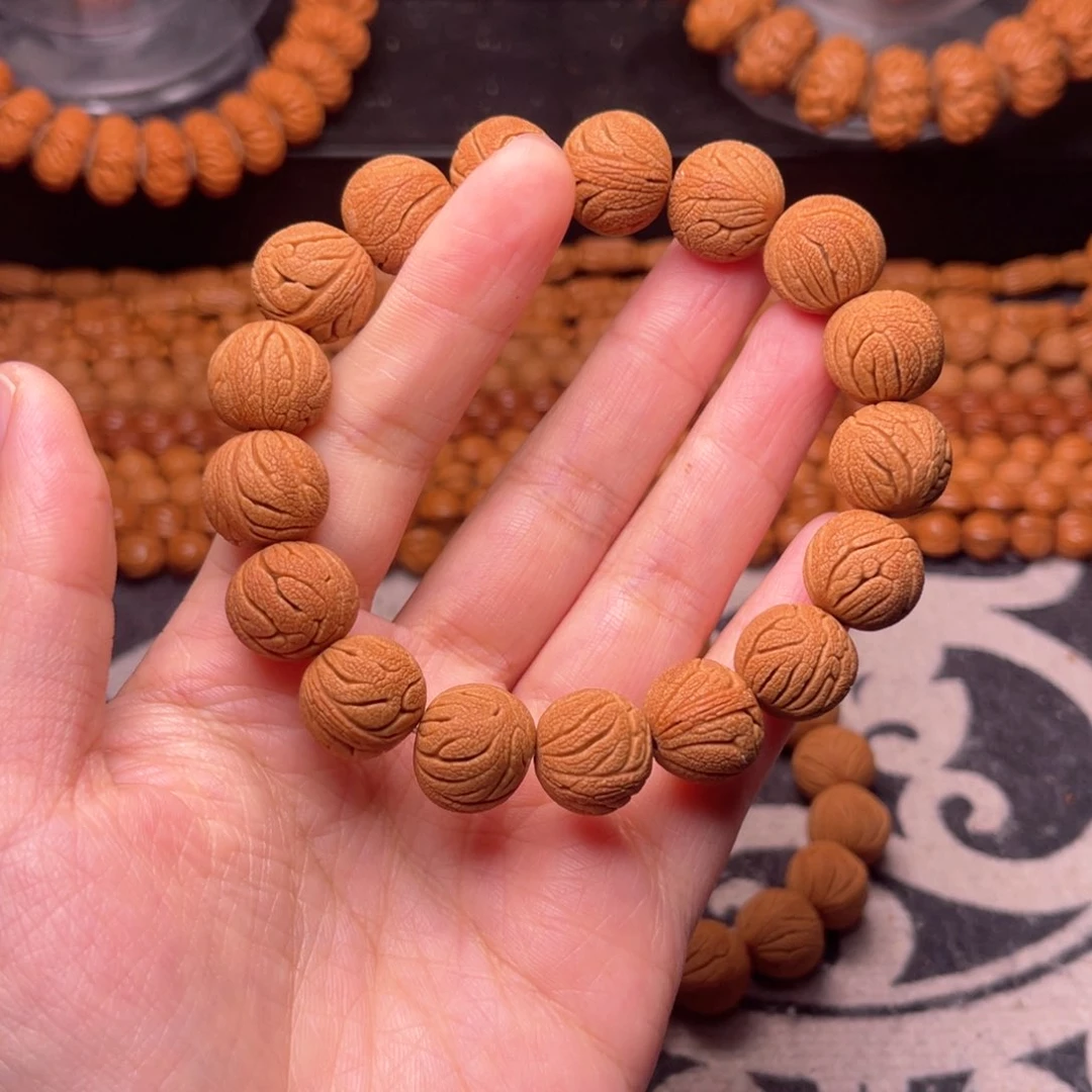 吊坠桃核龙纹地球仪15