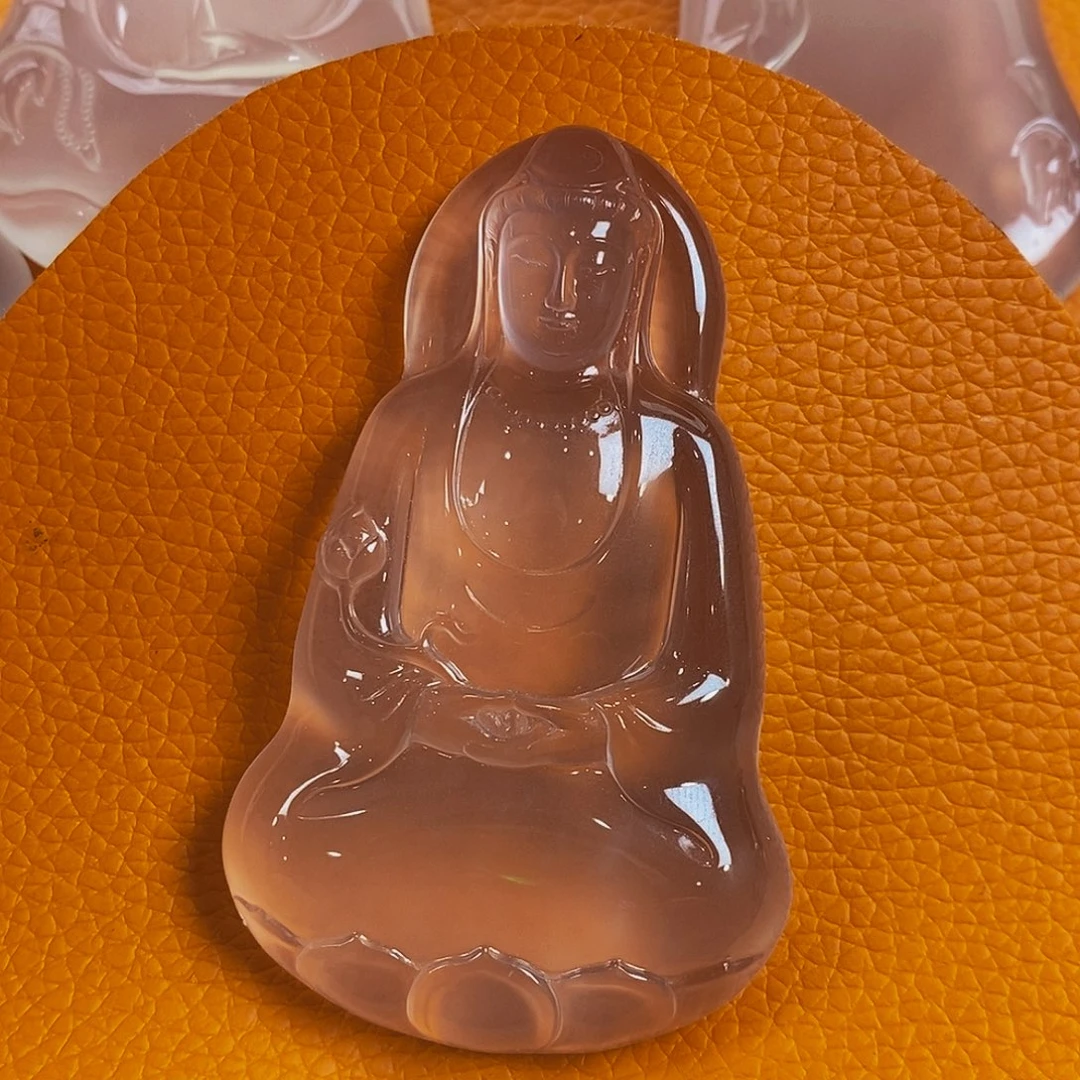 石英质玉未镶嵌吊坠(不含链)