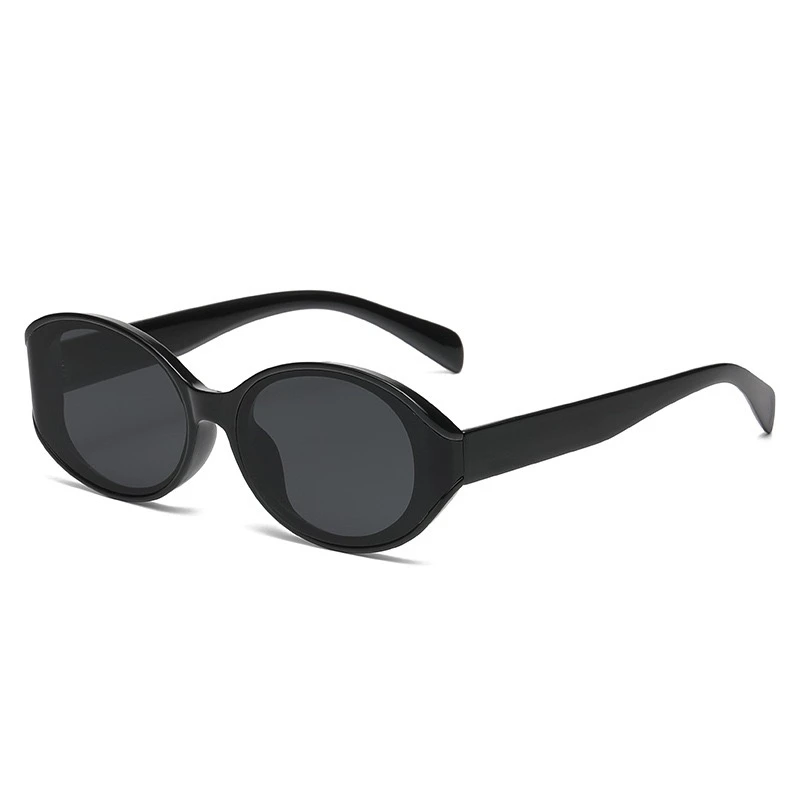 2024新款曲面折弯太阳镜女韩版复古猫眼墨镜网红街拍防紫外线