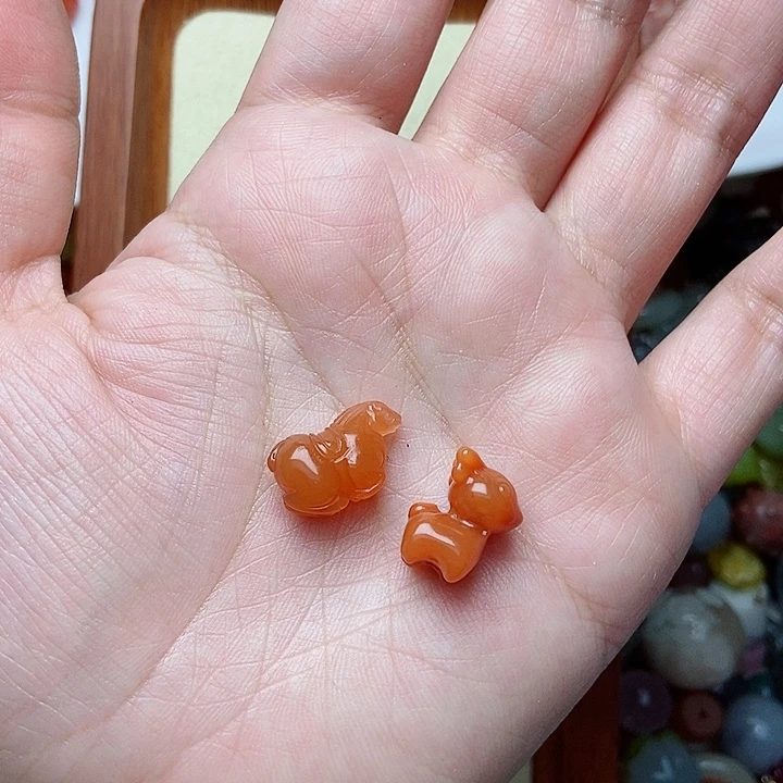 木***子玛瑙/玉髓未镶嵌颈饰吊坠