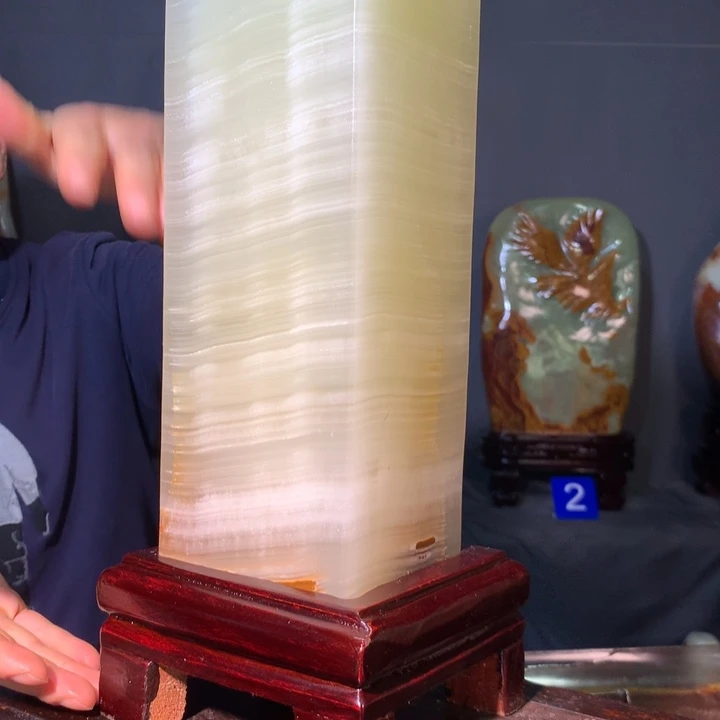 石材天然原石摆件