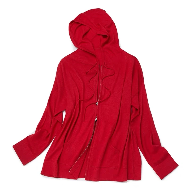 捕风户外休闲丝绒连帽外套 拉链上衣/垂感