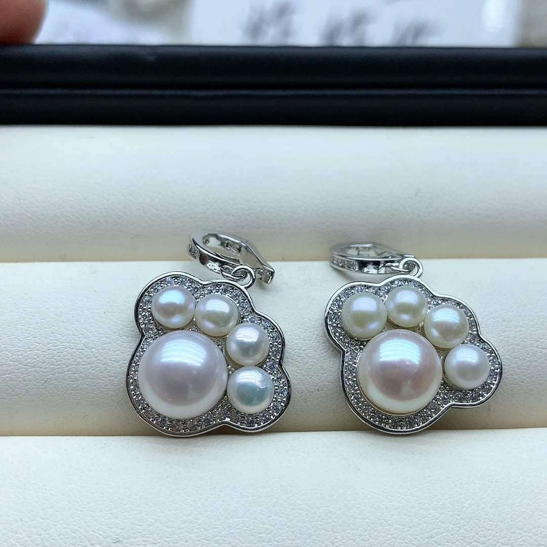 淡水珍珠吊坠(不含链)未镶嵌多样性发1