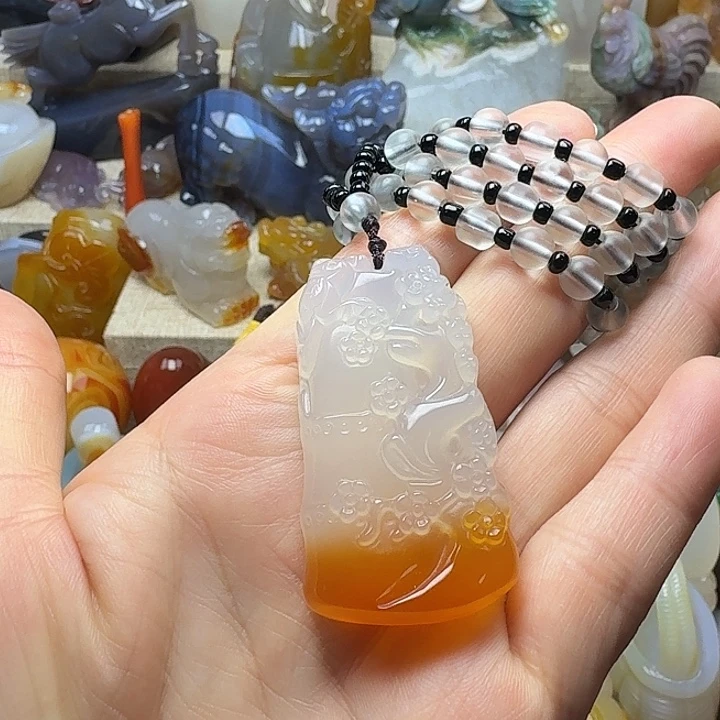 玛瑙/玉髓未镶嵌饰品