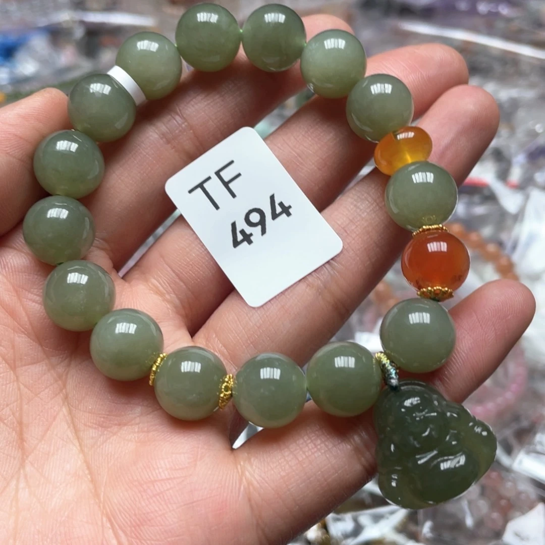 和田玉手链未镶嵌